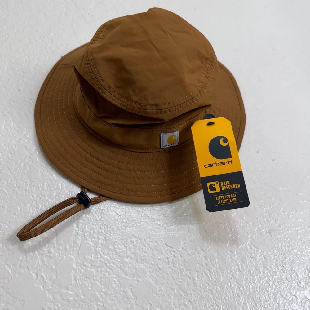 New Carhartt Women's Rain Defender Lightweight Bucket Hat small medium - Picture 3 of 7